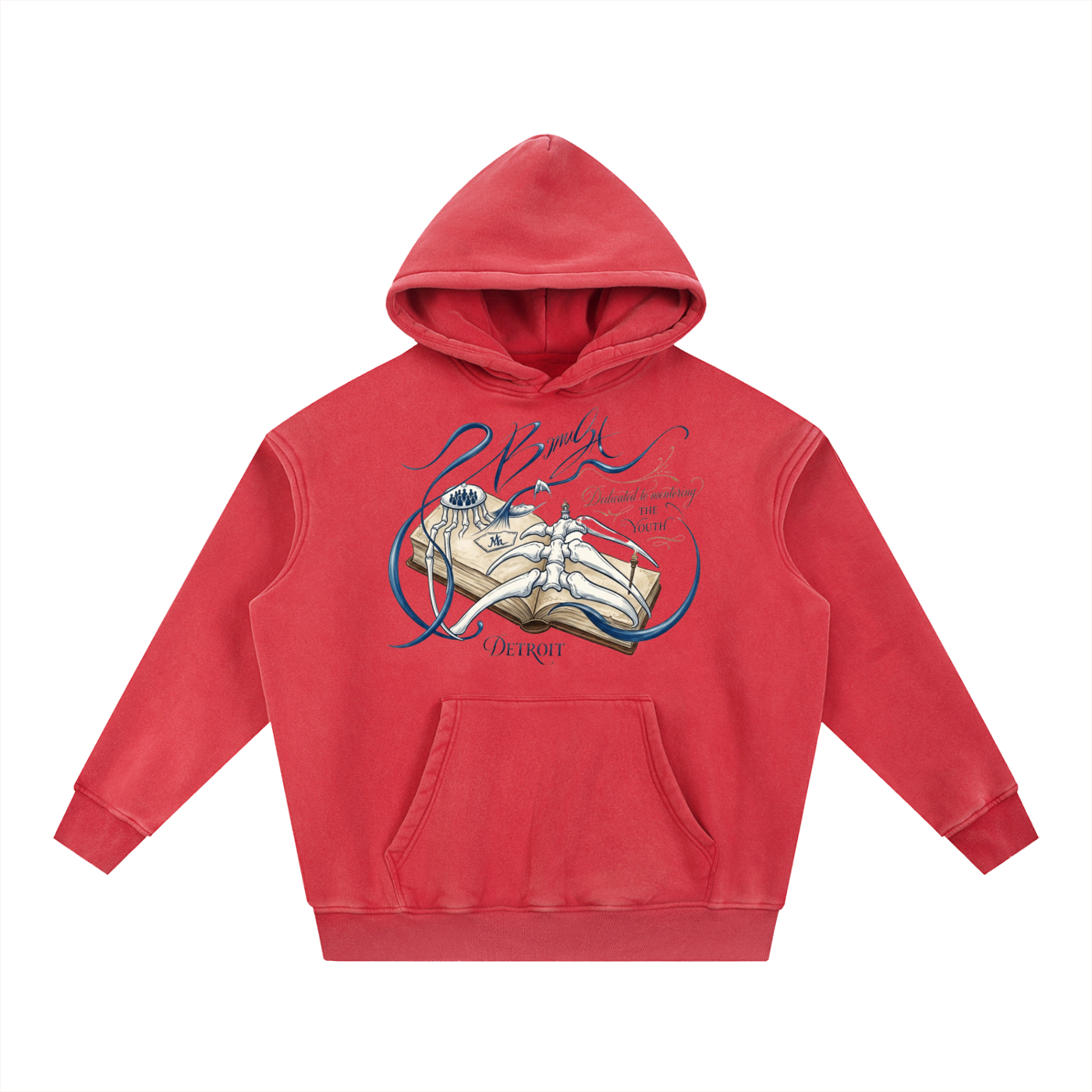 Snow Wash Fleece Oversize Hoodie