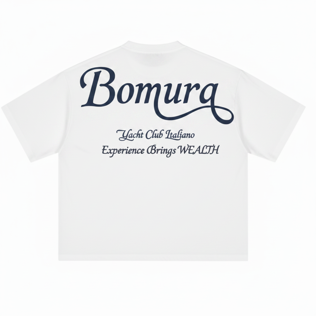 Bomura YCI Tee - White Back View