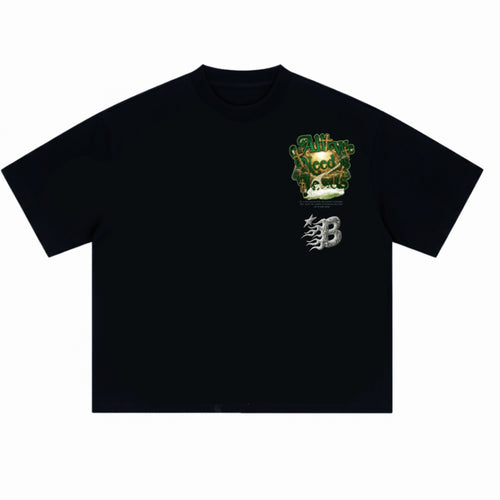 All We Need Is Jesus - Green/Gold Oversized Tee
